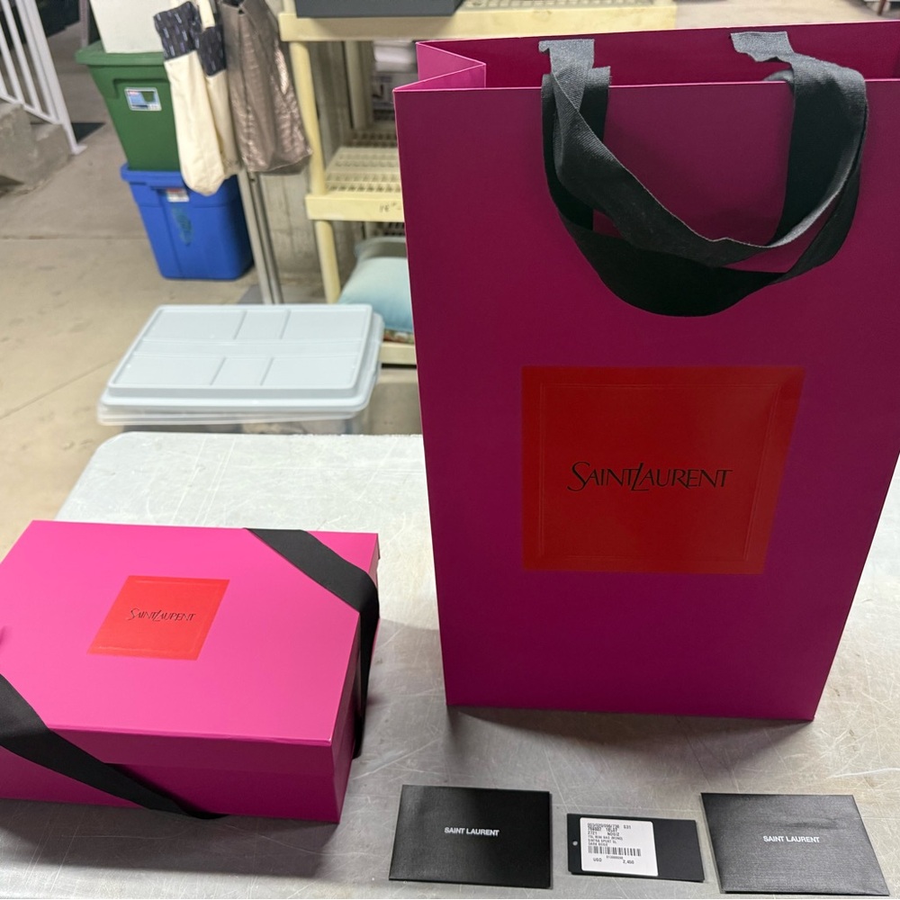 Yves Saint Laurent Box and Bag